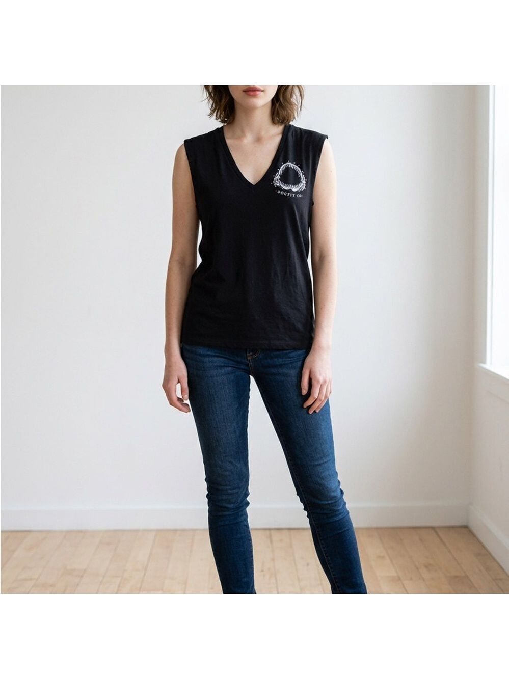 Rokit Co Black Women's Muscle Tee